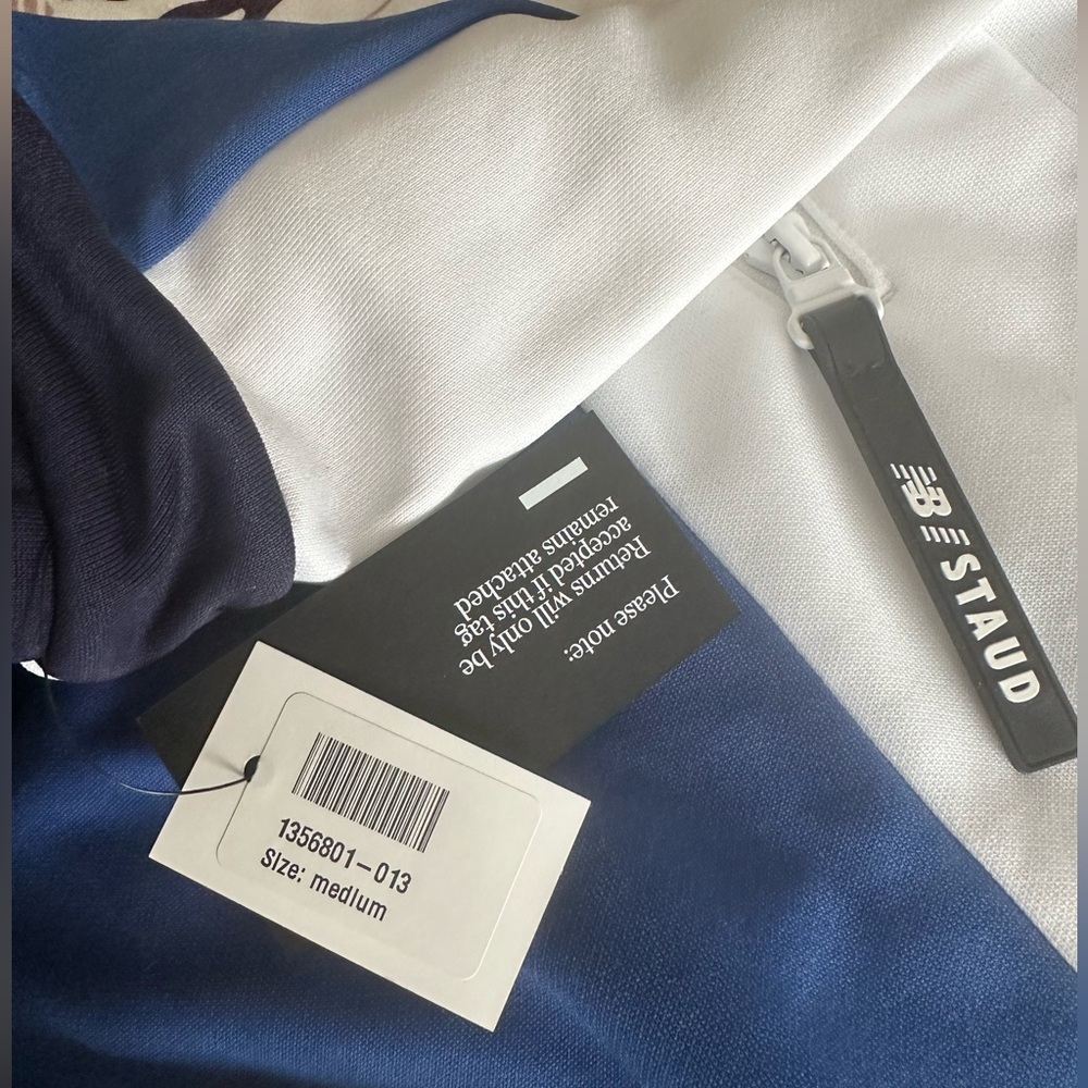 New Balance x Staud High Waist Track Pants in Blue Quartz size M - Picture 6 of 9